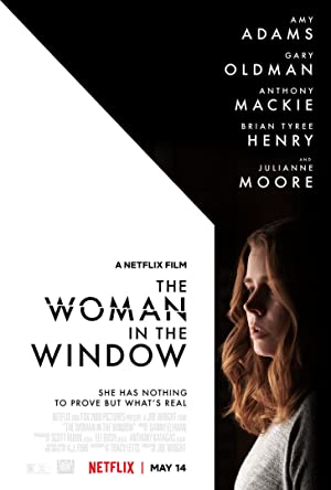 زنی پشت پنجره
